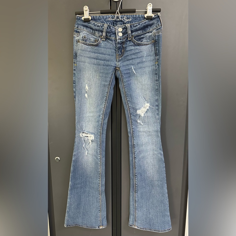 Vintage Y2K American eagle artist jeans-00